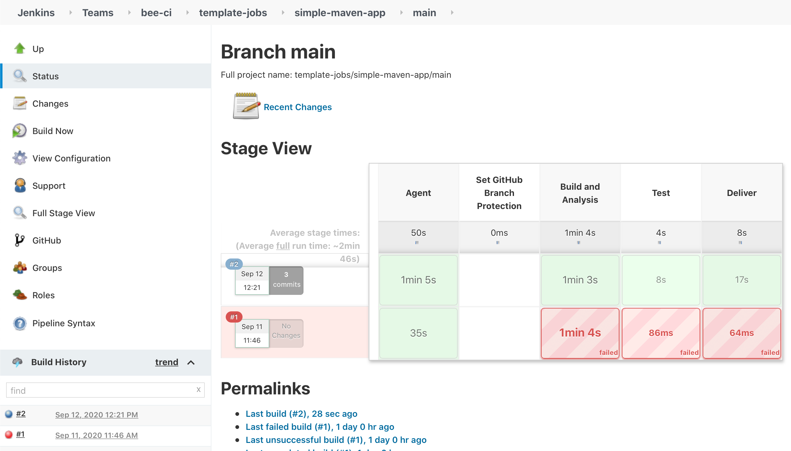 simple-maven-app success